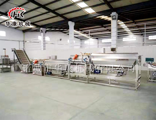 渦流凈菜加工流水線(xiàn)